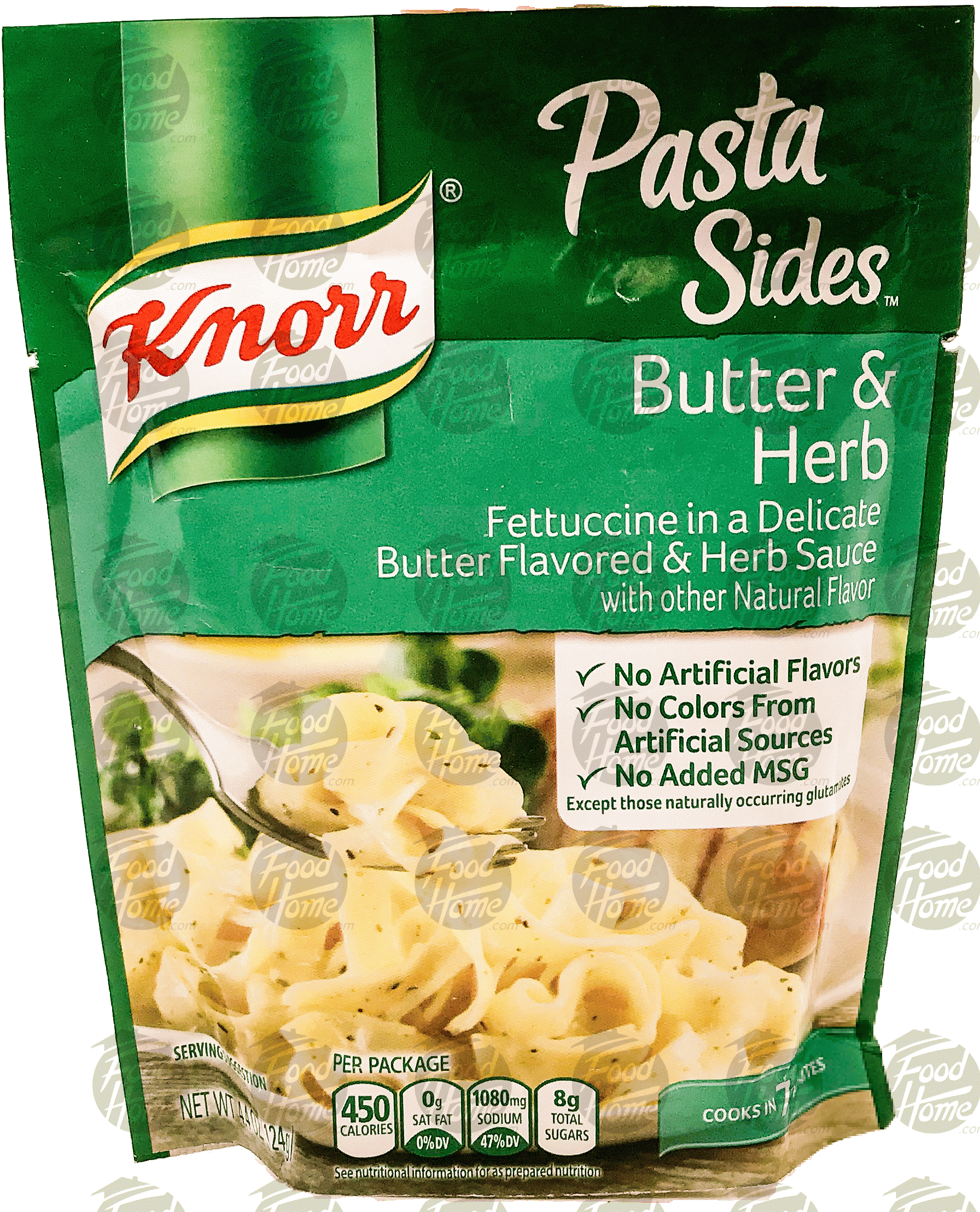 Knorr Pasta Sides butter & herb, fettuccini in a delicious butter flavored & herb sauce Full-Size Picture